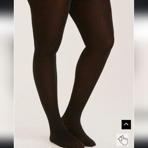 Torrid Black and Gold Shimmer tights
